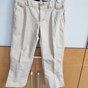 Banana Republic Stretch Capris With Side Vent Detail
